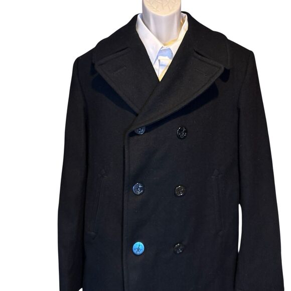 U.S. Navy Wool Peacoat 42XL — Quarterdeck Collection — Sterlingwear of Boston - Picture 3 of 14